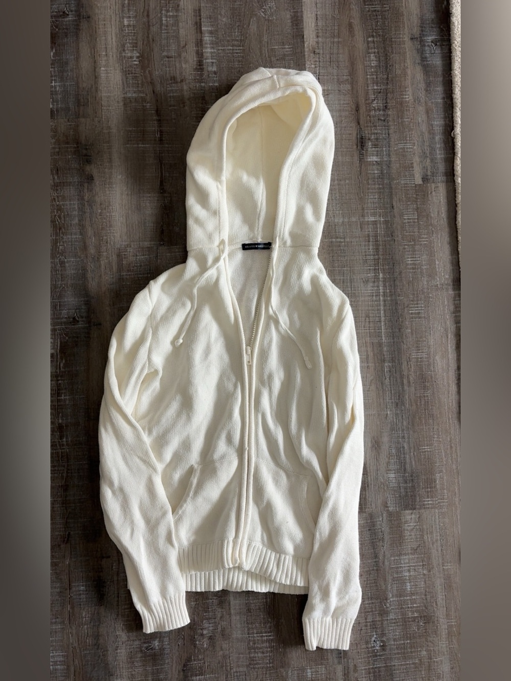 Brandy Melville Alana Zip-Up Sweater